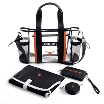 WEAR by Erin Andrews Texas Longhorns Clear Stadium Baby Bag