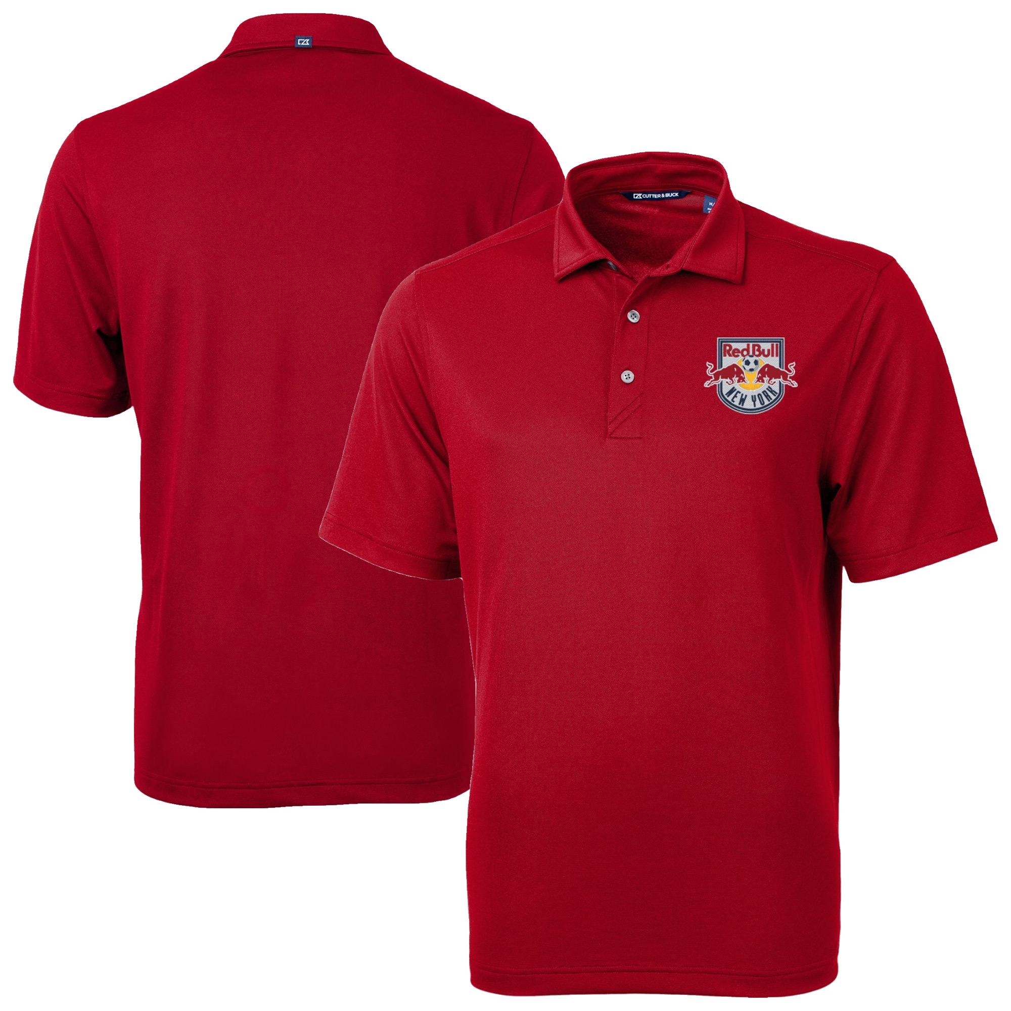 Men’s Cutter & Buck Red New York Red Bulls Big & Tall Virtue Eco Pique Recycled Polo Men’s Cutter & Buck Red New York Red Bulls Big & Tall Virtue Eco Pique Recycled Polo