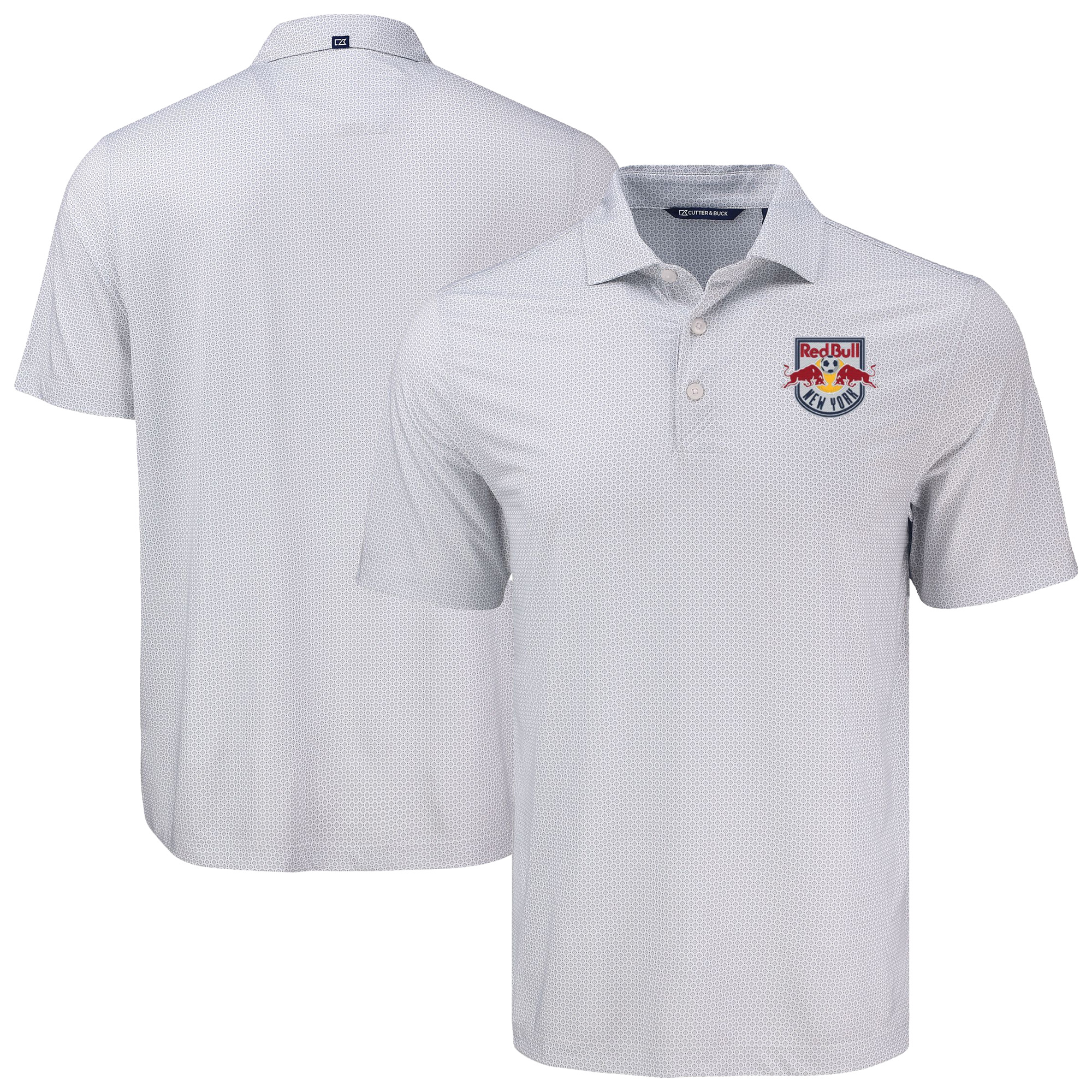 Men’s Cutter & Buck Gray New York Red Bulls Big & Tall Pike Eco Diamond Dot Print Recycled Polo Men’s Cutter & Buck Gray New York Red Bulls Big & Tall Pike Eco Diamond Dot Print Recycled Polo