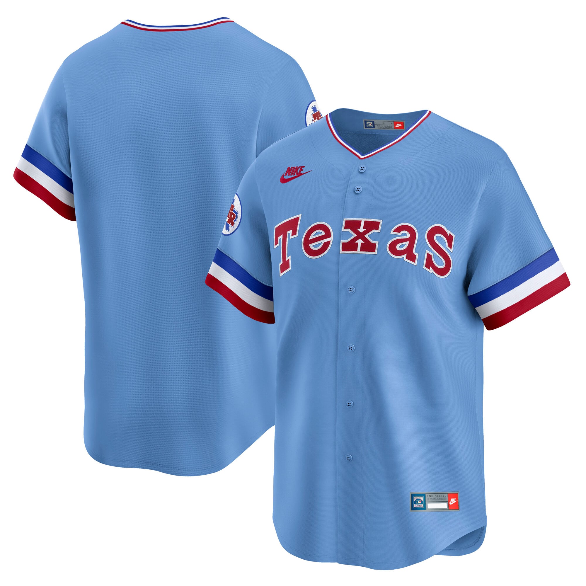 Texas Rangers Nike Cooperstown Jersey 1975-1982 – Mens