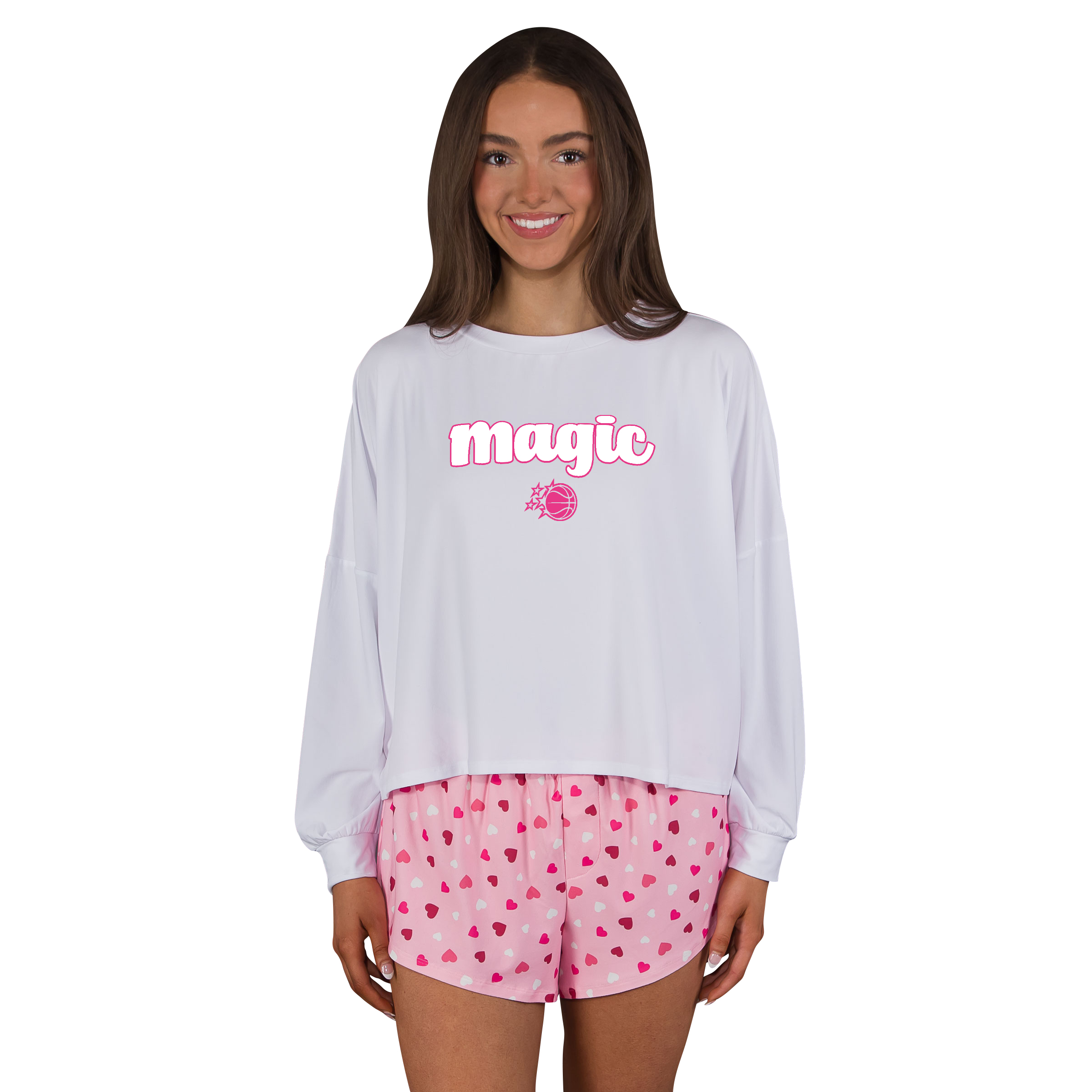 Women’s Concepts Sport Orlando Magic Lyric Long Sleeve Top & Shorts Set Women’s Concepts Sport Orlando Magic Lyric Long Sleeve Top & Shorts Set