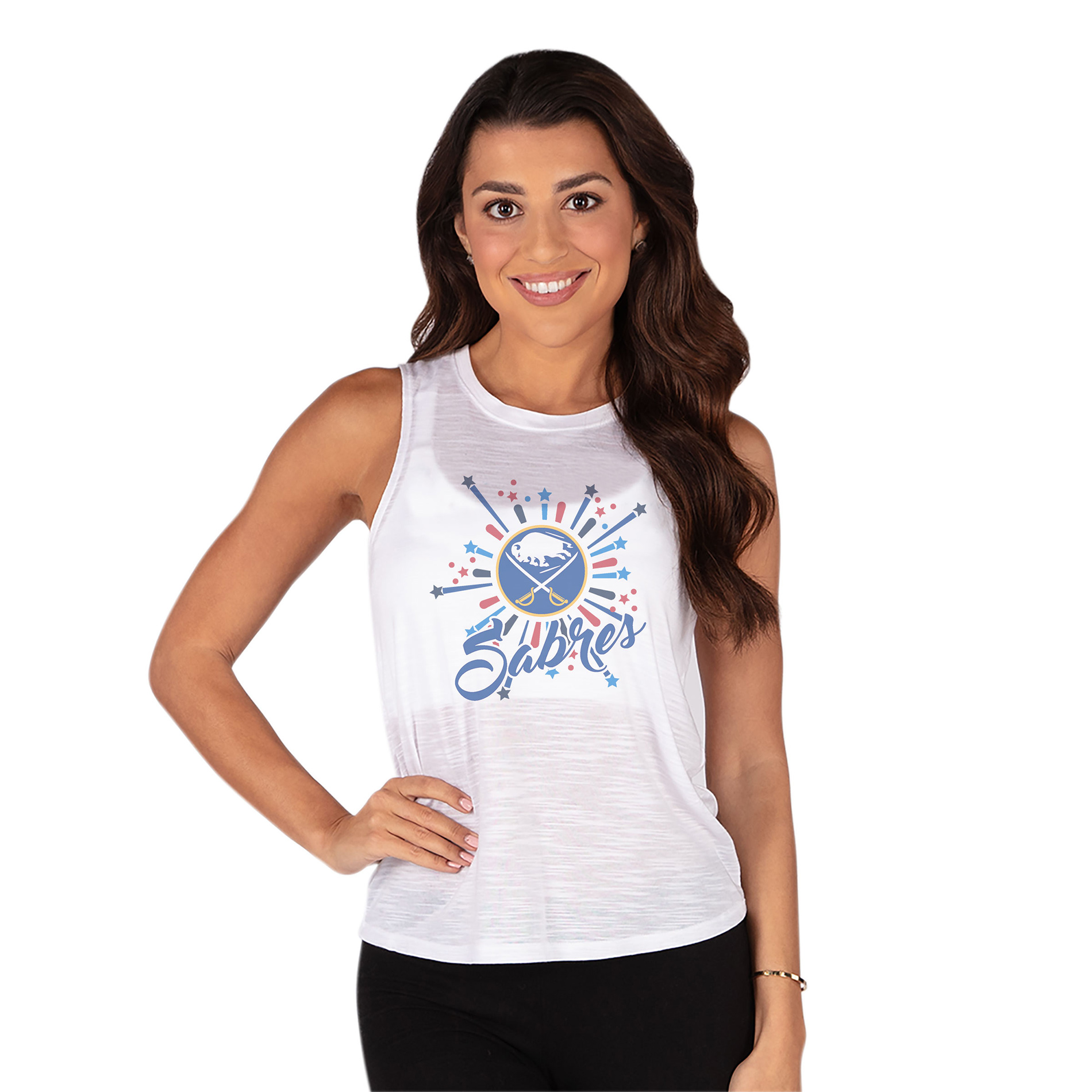 Women’s Concepts Sport White Buffalo Sabres Infuse Knit Tank Top Women’s Concepts Sport White Buffalo Sabres Infuse Knit Tank Top