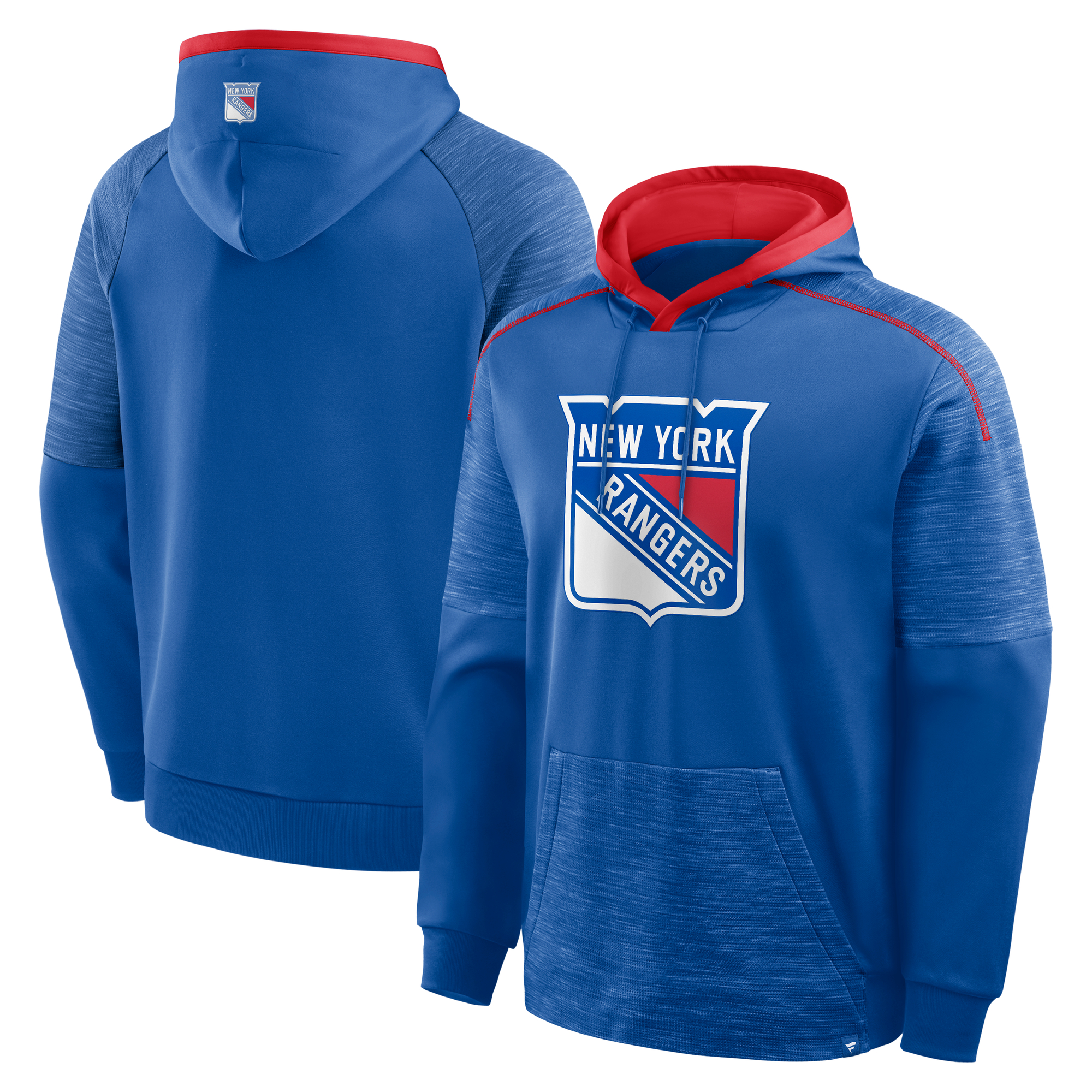 Men’s Fanatics Blue New York Rangers Goaltender Defender Raglan Pullover Hoodie Men’s Fanatics Blue New York Rangers Goaltender Defender Raglan Pullover Hoodie