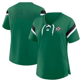 Women's Fanatics Kelly Green Dallas Stars Offside Athena T-Shirt