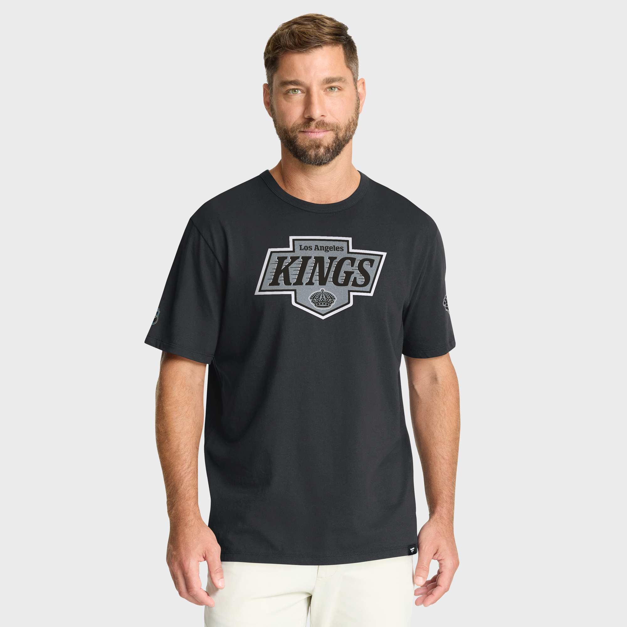 Men's Fanatics Black Los Angeles Kings Hat Trick Legacy T-Shirt