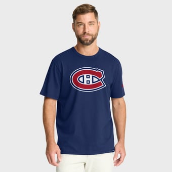 Men's Fanatics Navy Montreal Canadiens Hat Trick Legacy T-Shirt