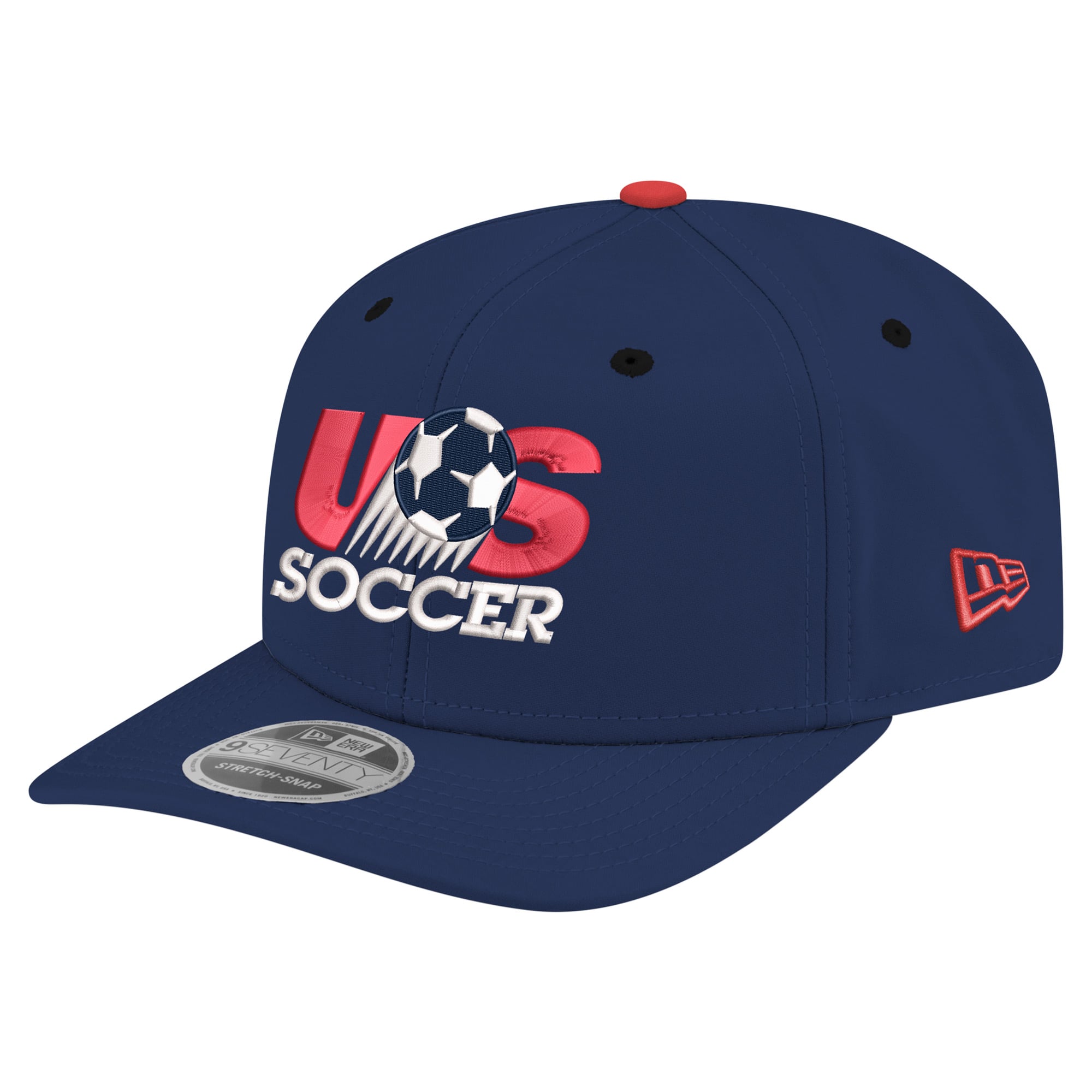 Men's New Era  Navy USMNT 1993 Retro 9SEVENTY Stretch-Snap Hat