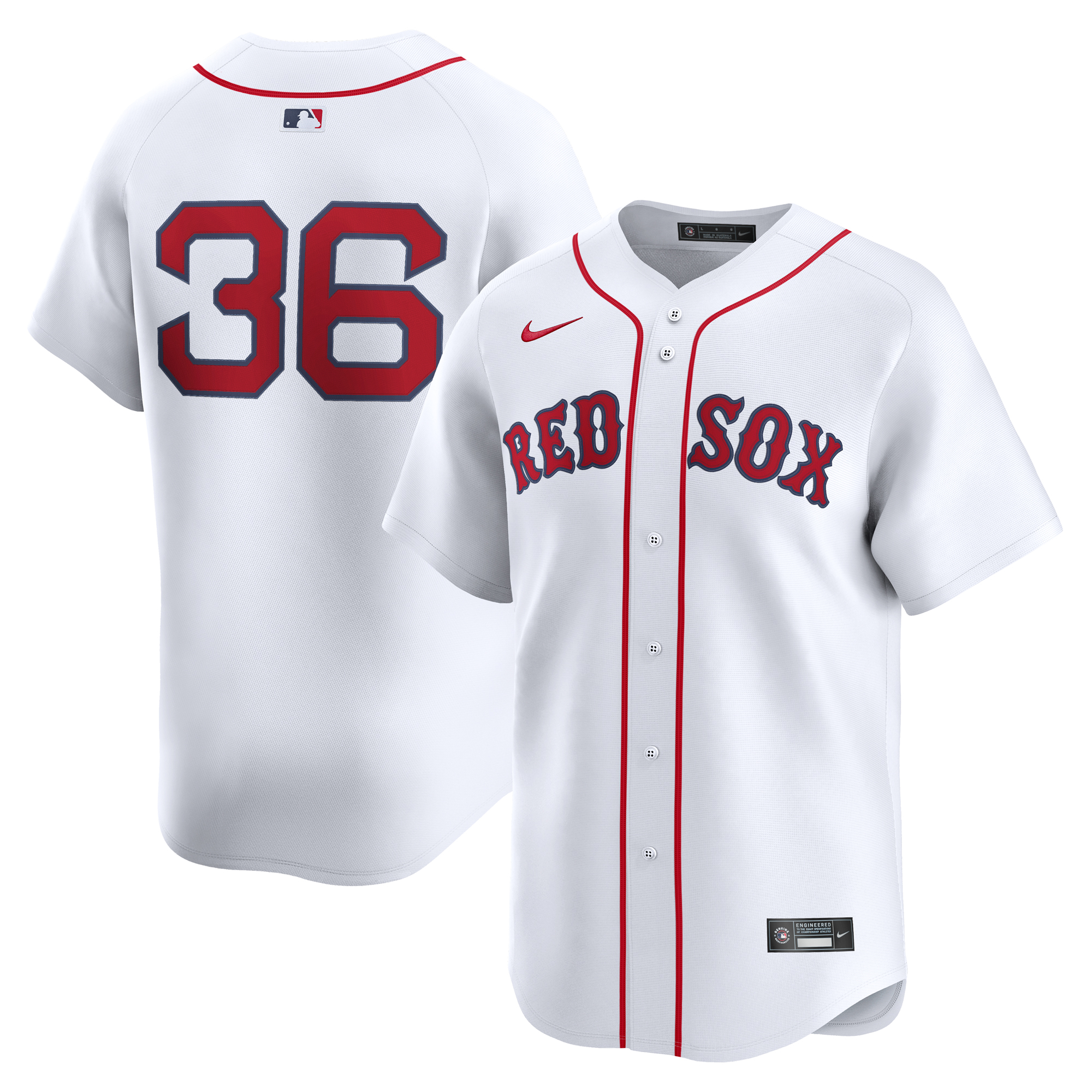 Men's Nike Triston Casas White Boston Red Sox Home Limited Player Jersey