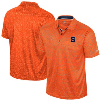 Men's Colosseum Orange Syracuse Orange Sublimated Golf Polo