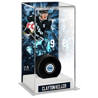 Clayton Keller Utah Hockey Club Deluxe Tall Hockey Puck Case