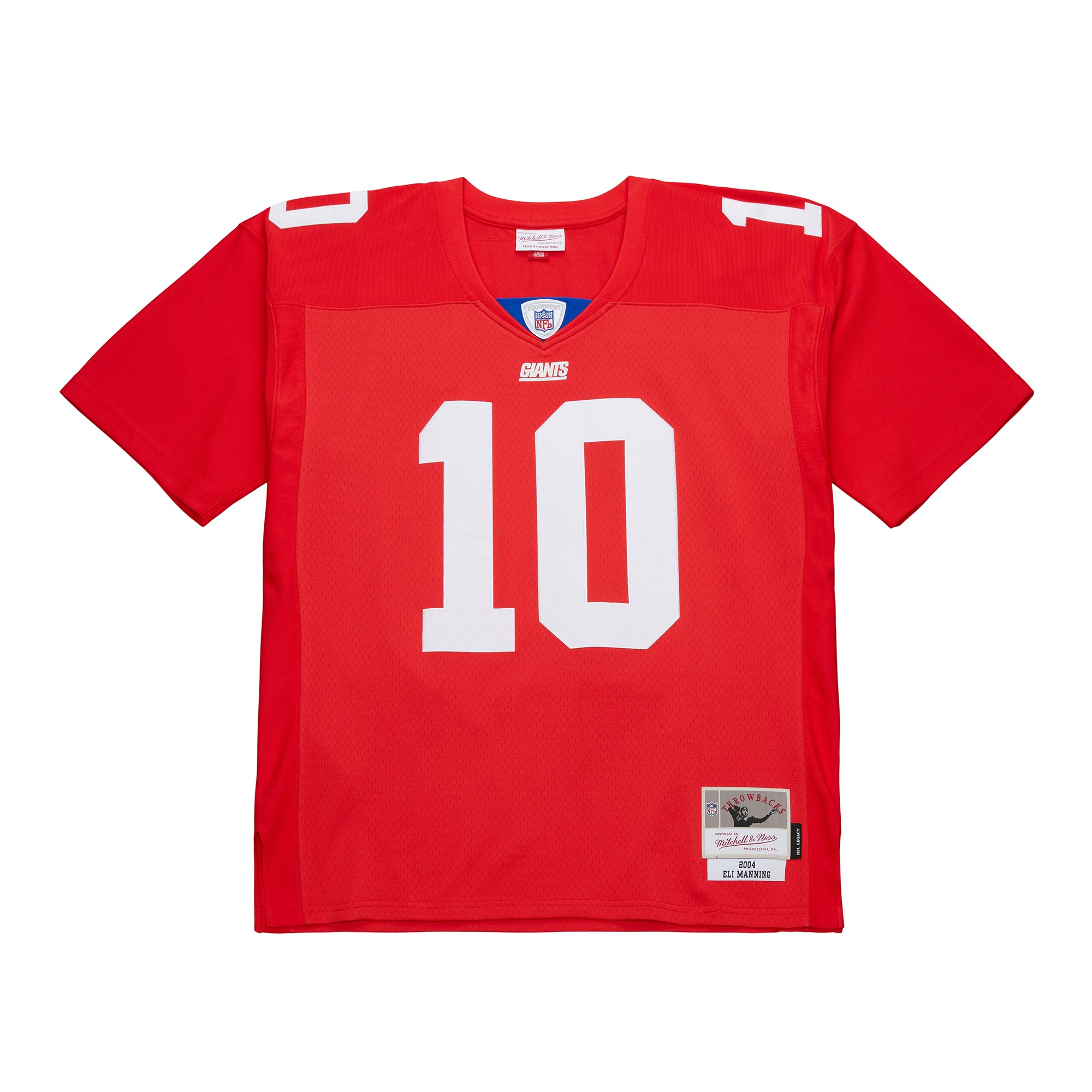 Youth Mitchell & Ness Eli Manning Red New York Giants 2004 Legacy Retired Player Jersey
