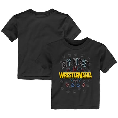 Toddler Black WrestleMania 41 My First WrestleMania T-Shirt