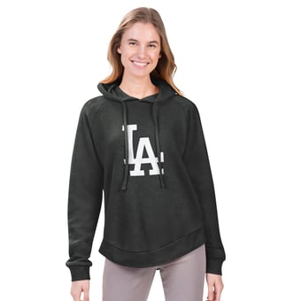 Women's G-III 4Her by Carl Banks  Light Blue Los Angeles Dodgers Jordan Angel Raglan Fleece Pullover Hoodie