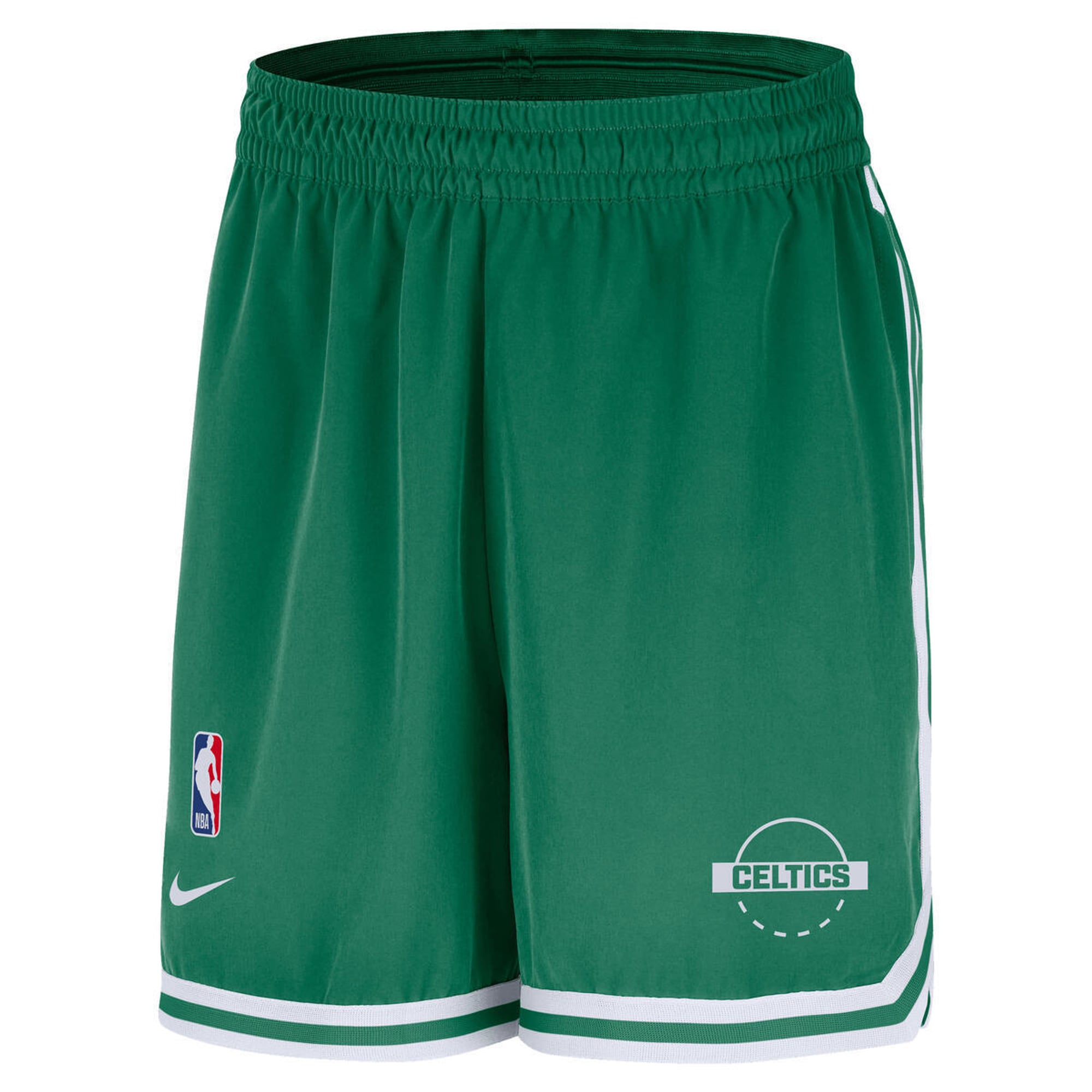 Nike Men's Kelly Green Boston Celtics Authentic Practice Dna Woven Performance Shorts - Kelly Green