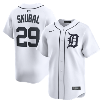 Men's Nike Tarik Skubal White Detroit Tigers Home Limited Player Jersey