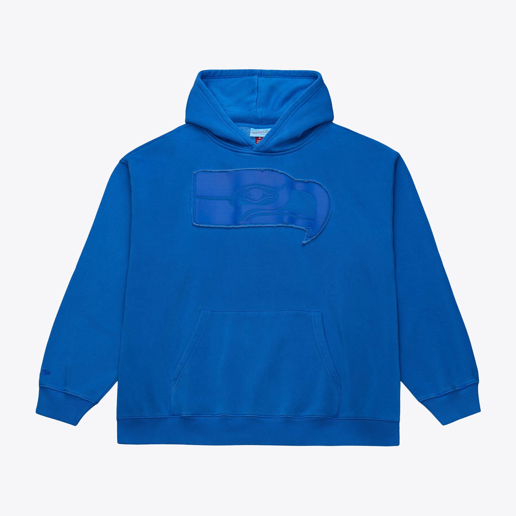 Sweat à capuche en polaire Downtown Mitchell & Ness des Seahawks de Seattle - Hommes