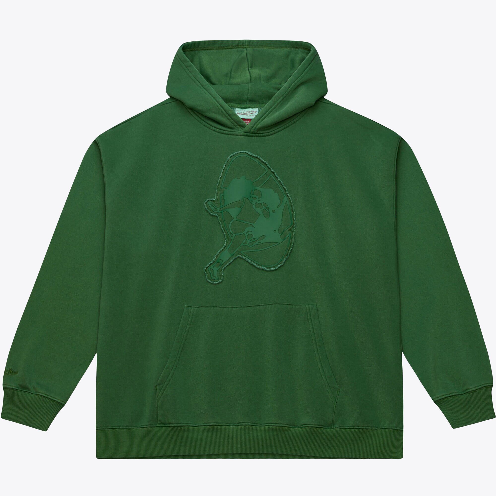Sweat à capuche en polaire Downtown Mitchell & Ness des Packers de Green Bay - Hommes