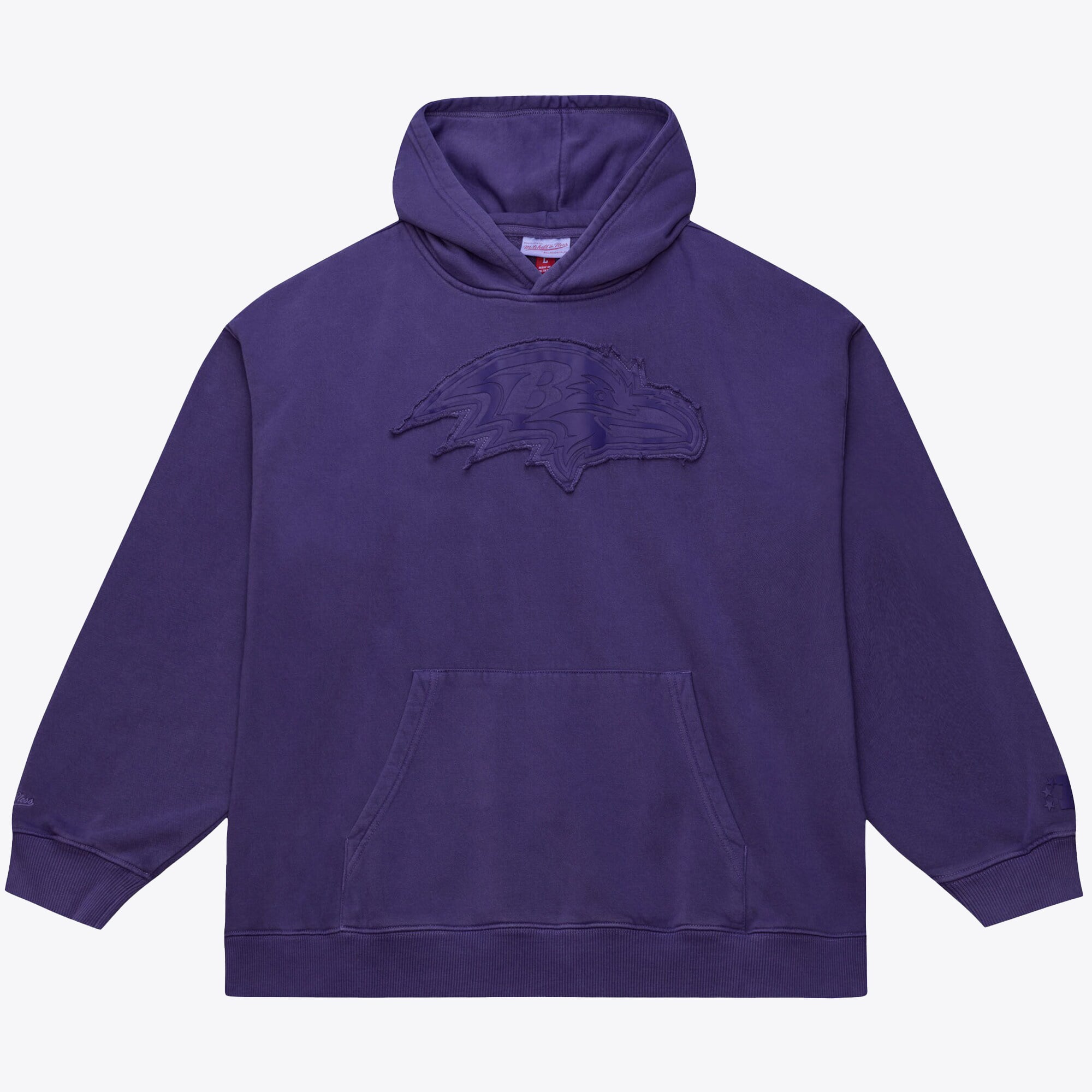 Sweat à capuche en polaire Downtown Mitchell & Ness des Ravens de Baltimore - Hommes
