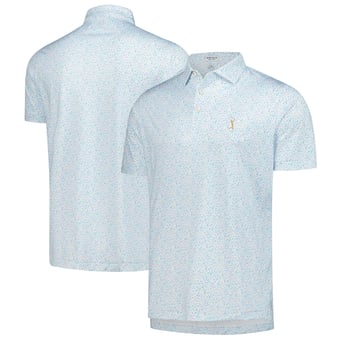 Men's Peter Millar  Light Blue THE PLAYERS Goldman Island Jammin' Performance Polo