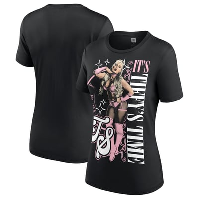 Women's Black Tiffany Stratton It's Tiffy Time T-Shirt