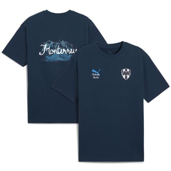Men's Puma x KidSuper Navy CF Monterrey 2025 FIFA Club World Cup Graphic T-Shirt