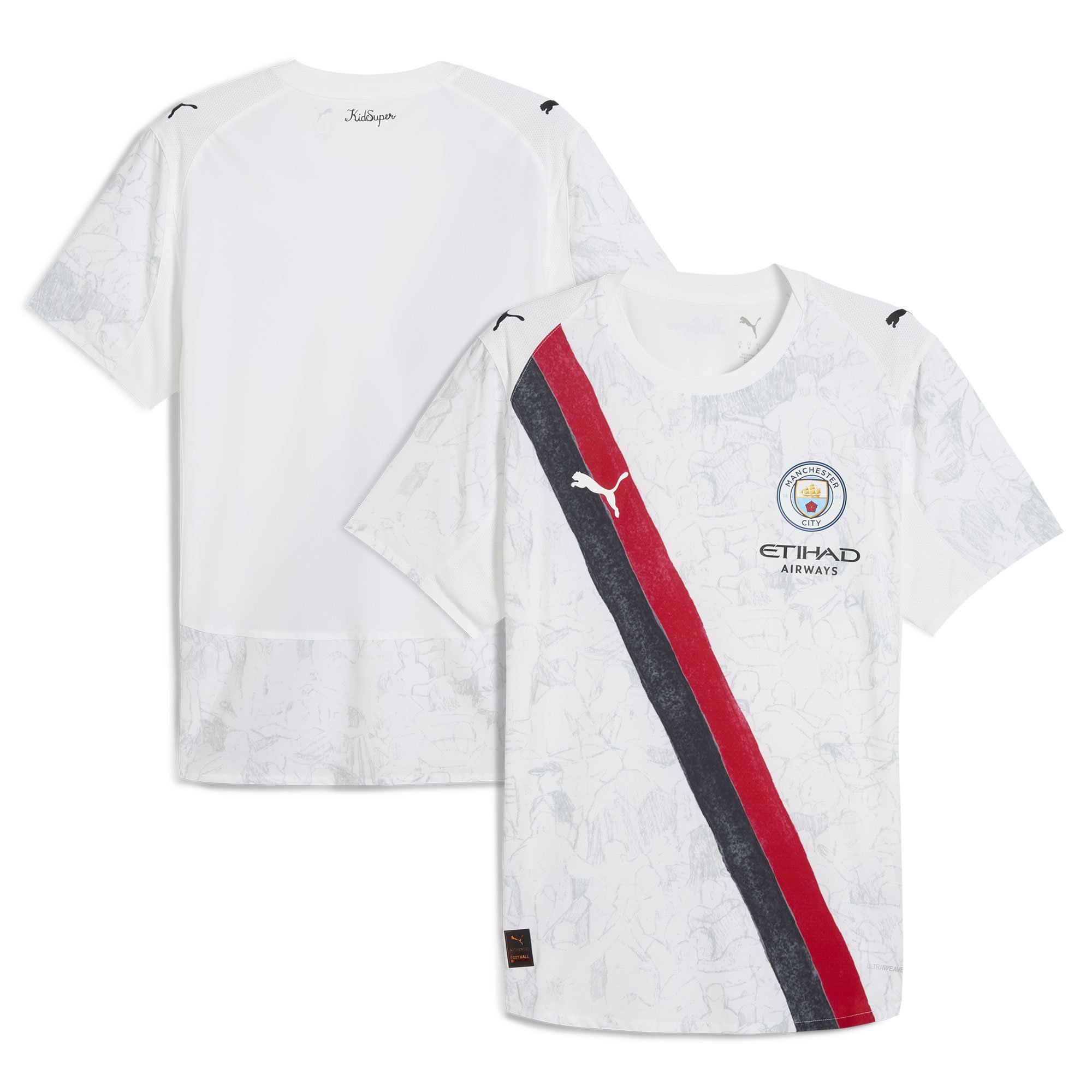 Men's Puma x KidSuper White Manchester City 2025 FIFA Club World Cup Authentic Jersey