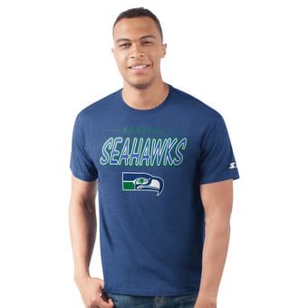 Men's Starter  Royal Seattle Seahawks Prime Time T-Shirt