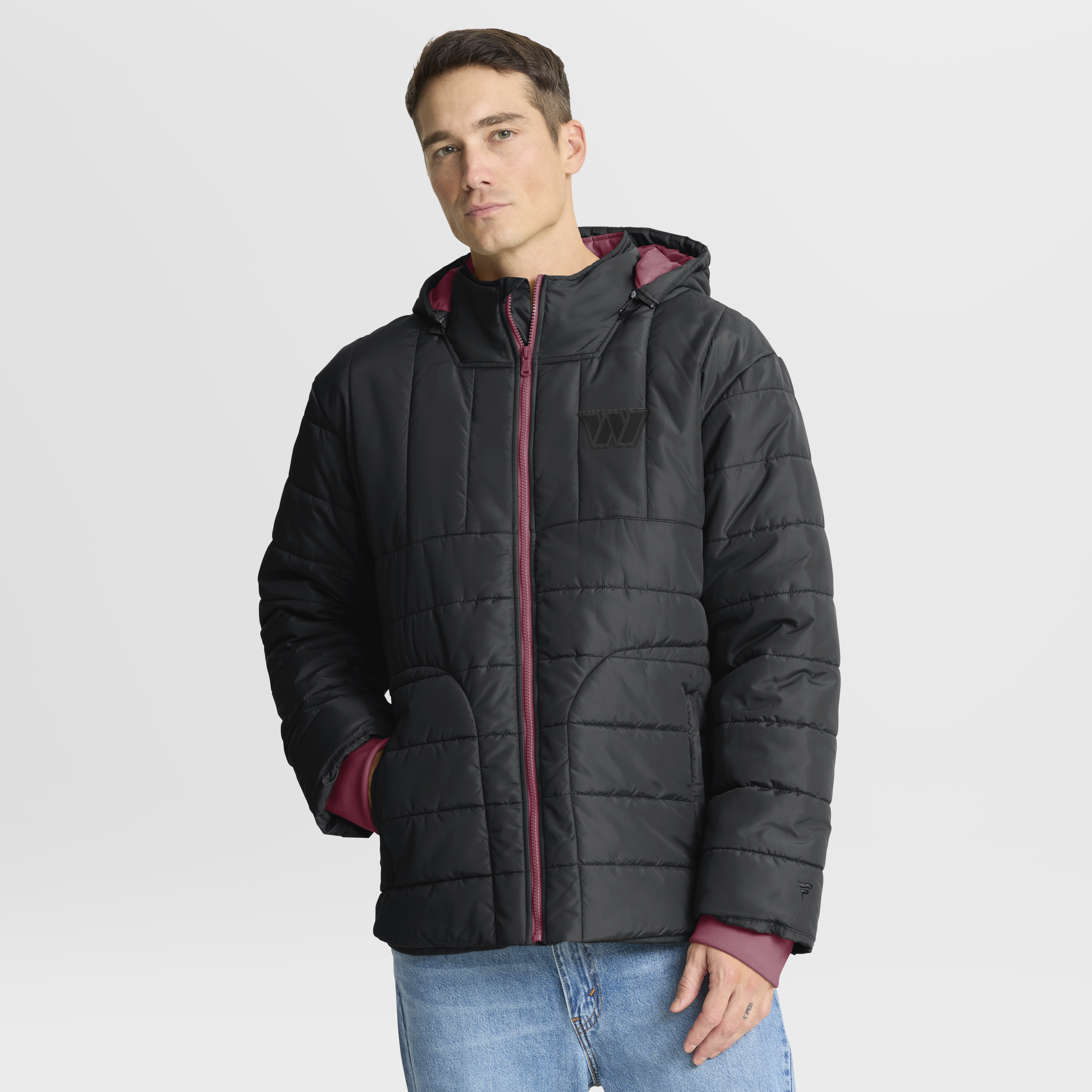 Men's Fanatics Black Washington Commanders Full-Zip Hooded Jacket