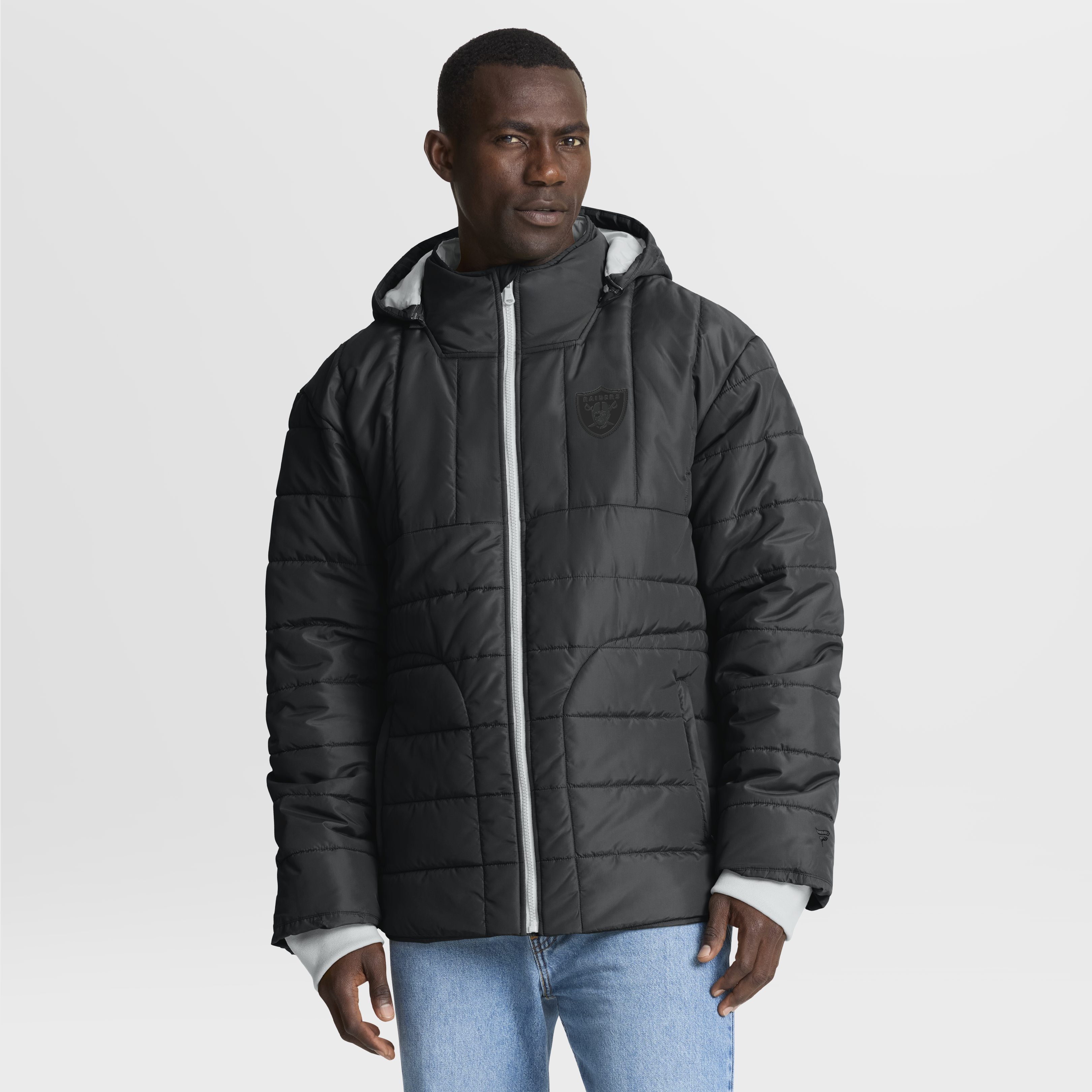 Men's Fanatics Black Las Vegas Raiders Full-Zip Hooded Jacket