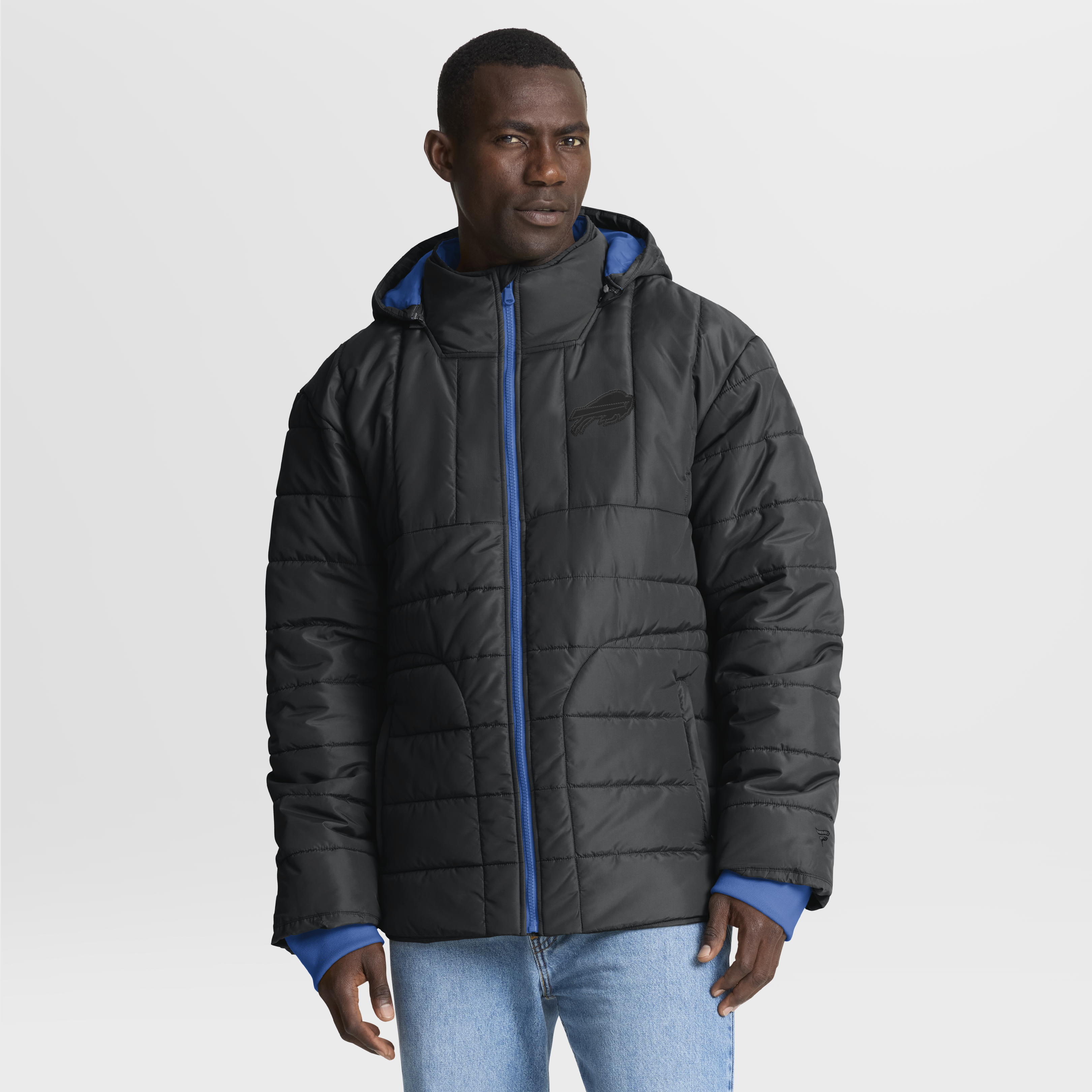 Men's Fanatics Black Buffalo Bills Full-Zip Hooded Jacket