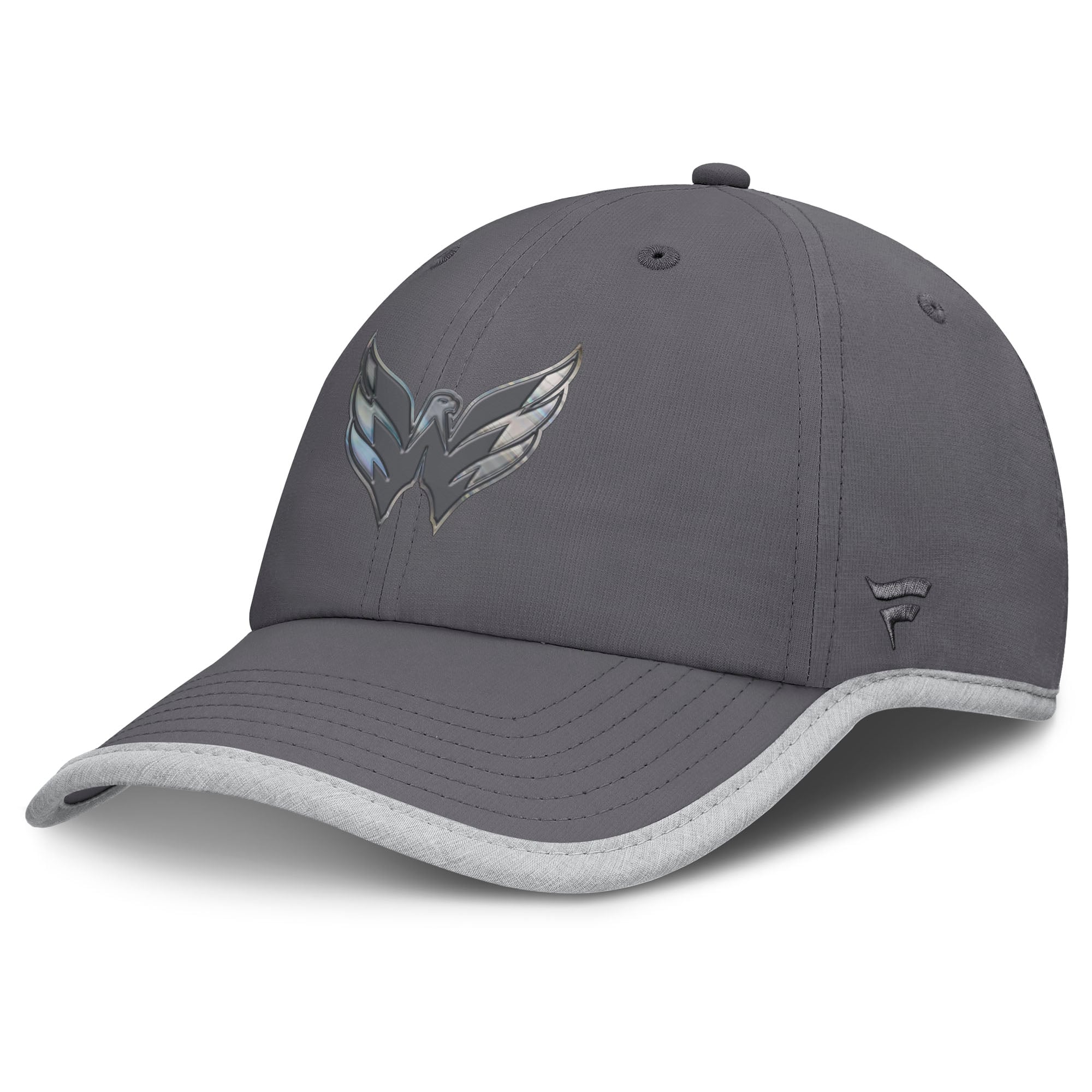 Women's Fanatics Charcoal Washington Capitals Fundamental Reflector Adjustable Hat