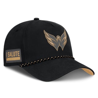 Men's Fanatics  Black Washington Capitals Military Appreciation Authentic Pro A-Frame Adjustable Hat