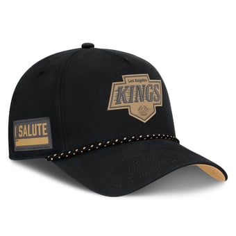 Men's Fanatics  Black Los Angeles Kings Military Appreciation Authentic Pro A-Frame Adjustable Hat
