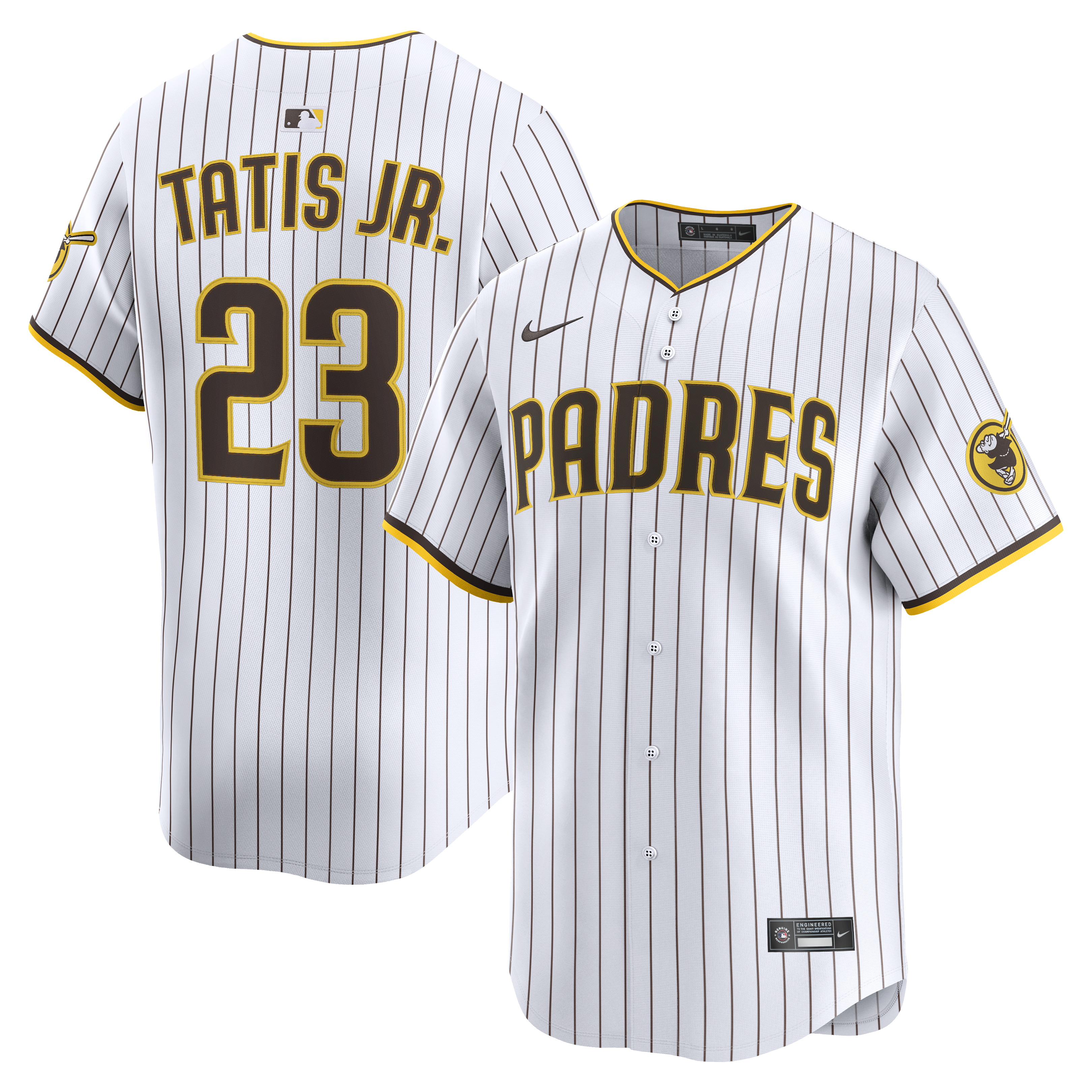 Men's Nike Fernando Tatis Jr. White San Diego Padres Home Limited Player Jersey