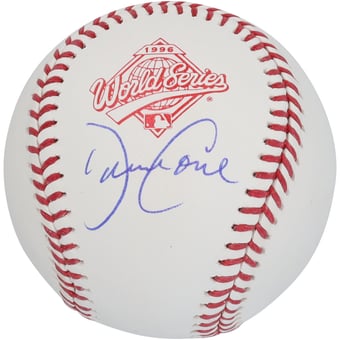 David Cone New York Yankees Autographed World Series Logo Baseball