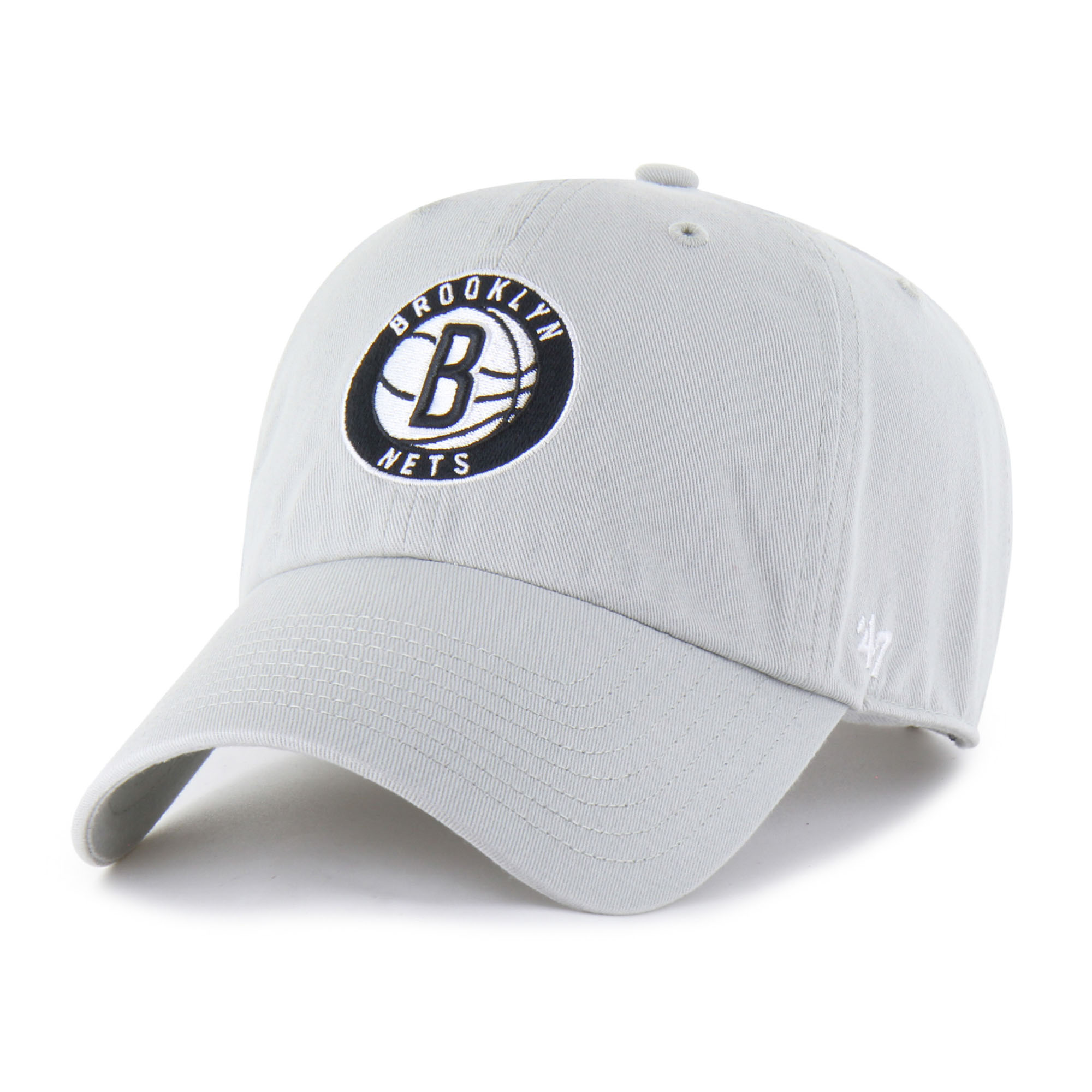 Men’s ’47 Gray Brooklyn Nets Core Logo Clean Up Adjustable Hat Men’s ’47 Gray Brooklyn Nets Core Logo Clean Up Adjustable Hat