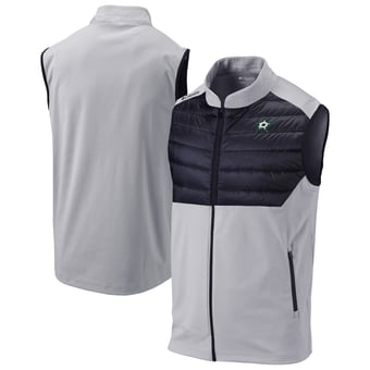Men's Columbia  Gray Dallas Stars In The Element Omni-Wick Full-Zip Vest