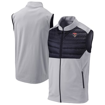 Men's Columbia  Gray Florida Panthers In The Element Omni-Wick Full-Zip Vest
