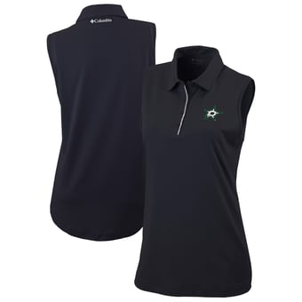 Women's Columbia Black Dallas Stars Tend the Ball Omni-Wick Tank Top