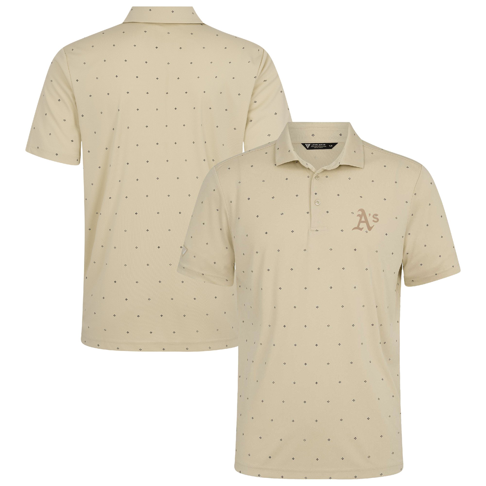 Men's Levelwear  Cream Athletics Vision Polo