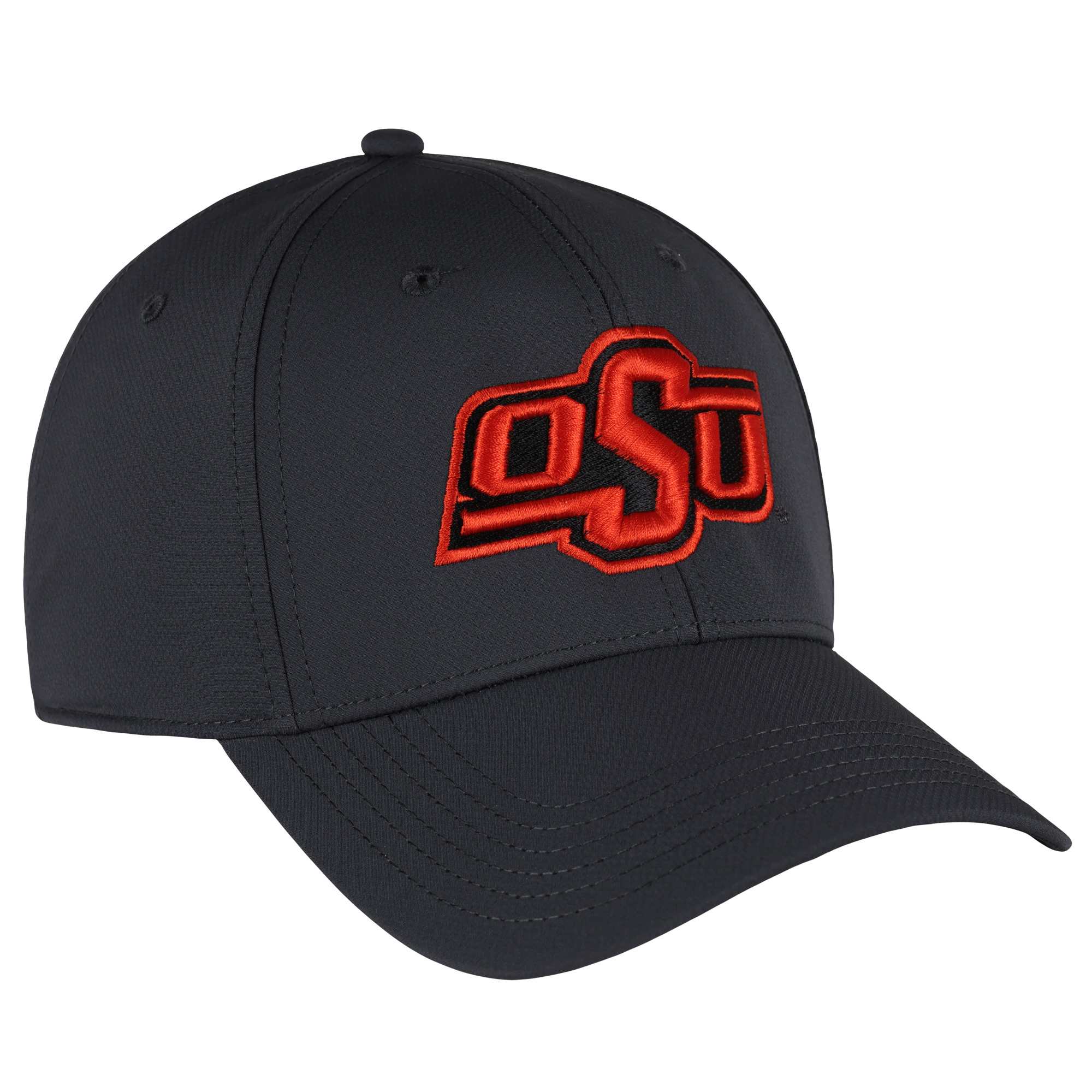 Men's Ahead Graphite Oklahoma State Cowboys Stratus AeroSphere Adjustable Hat