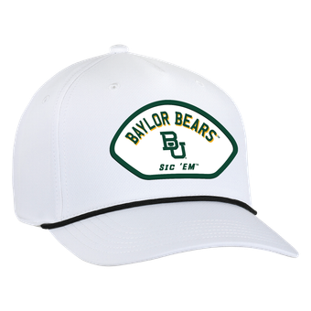 Men's Ahead  White Baylor Bears Alto Rope Adjustable Hat