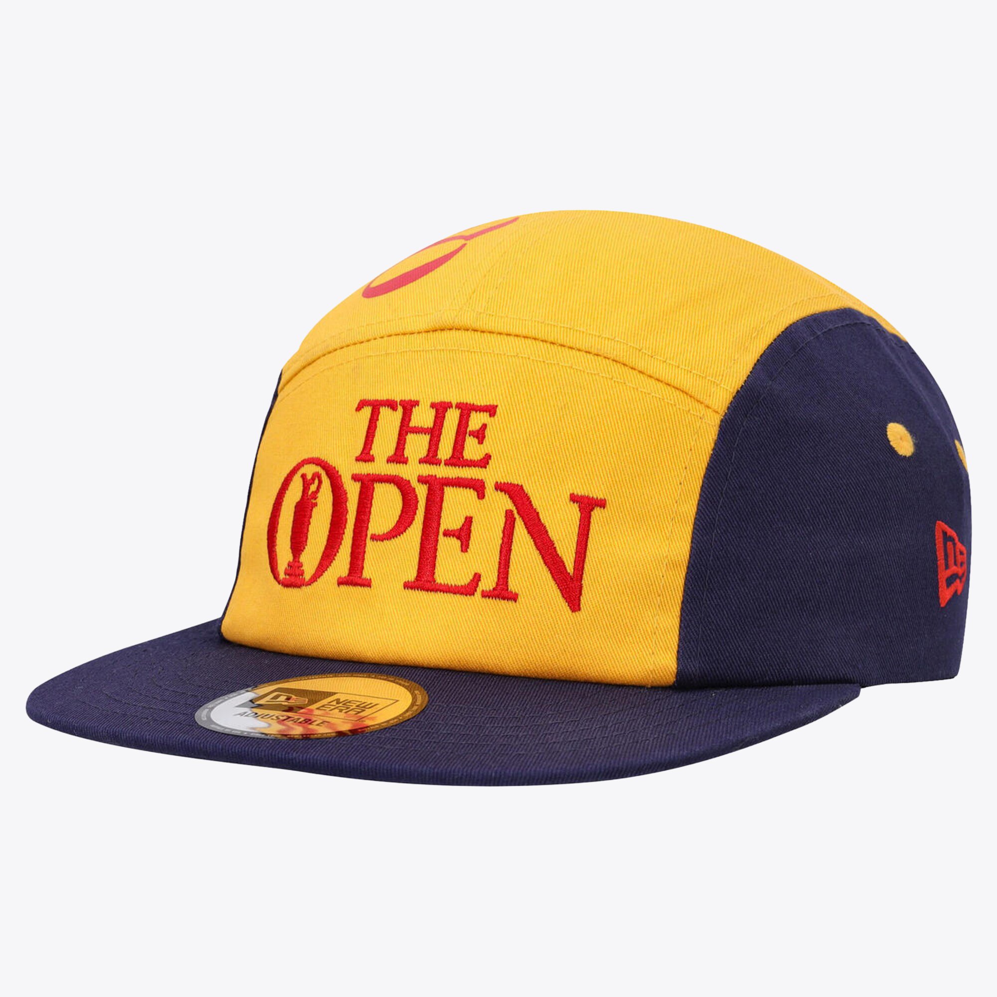 Cappello da campeggio The Open New Era Quiet Please Contrast - Giallo / Blu navy