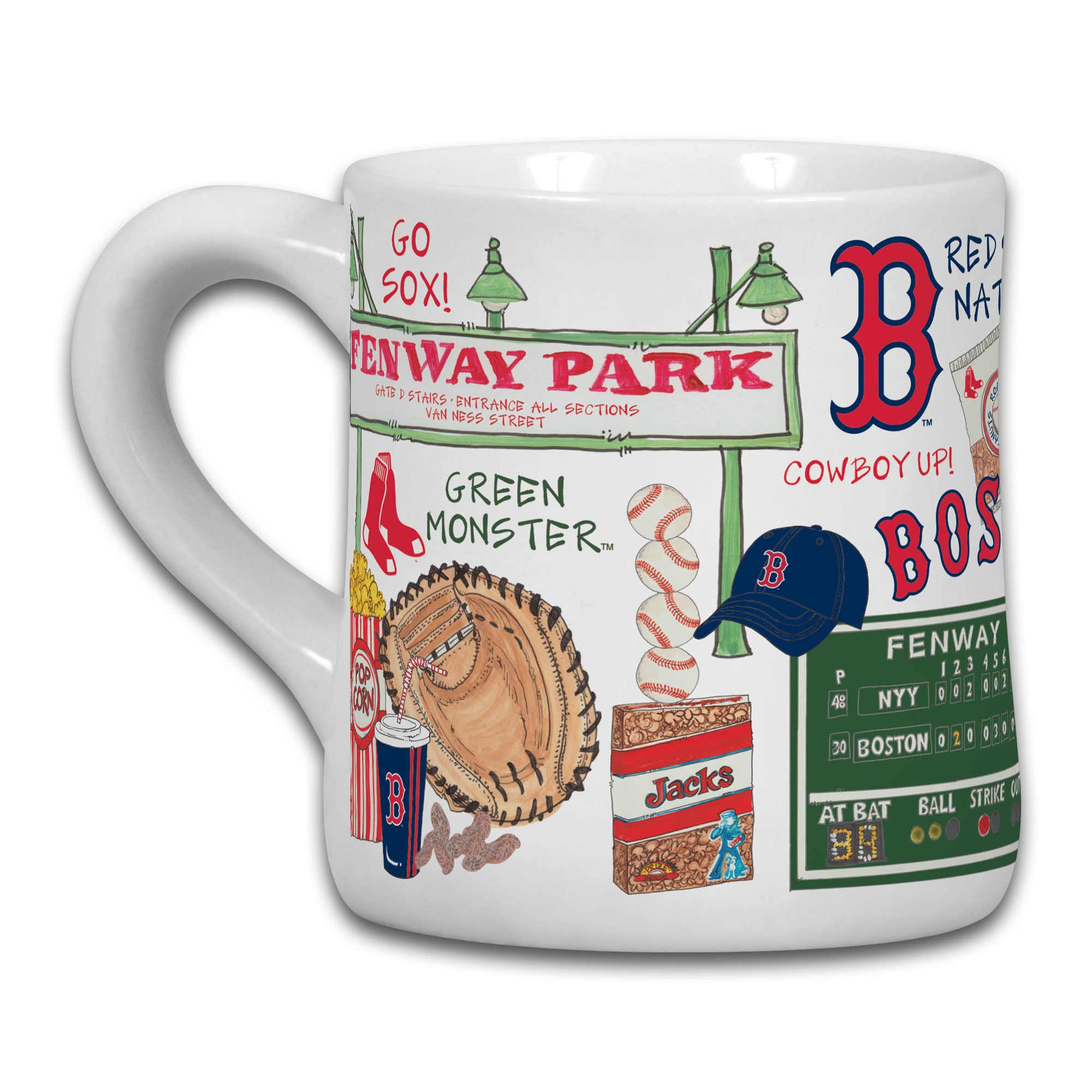 Boston Red Sox 20oz Ceramic Icon Mug