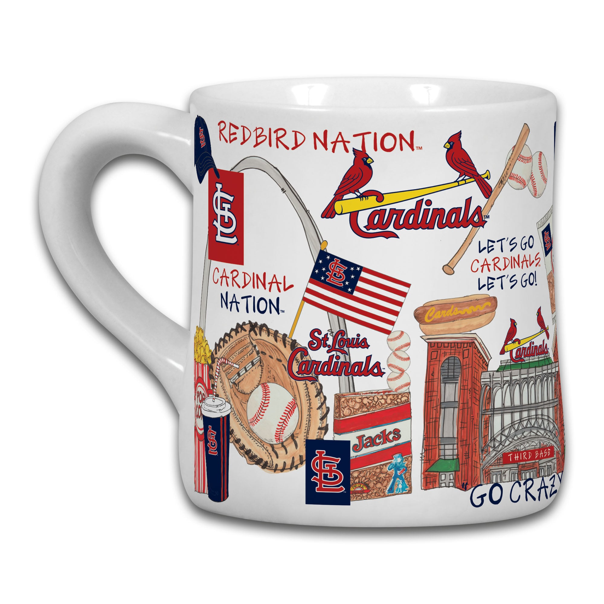 St. Louis Cardinals Icon 20oz. Ceramic Icon Mug