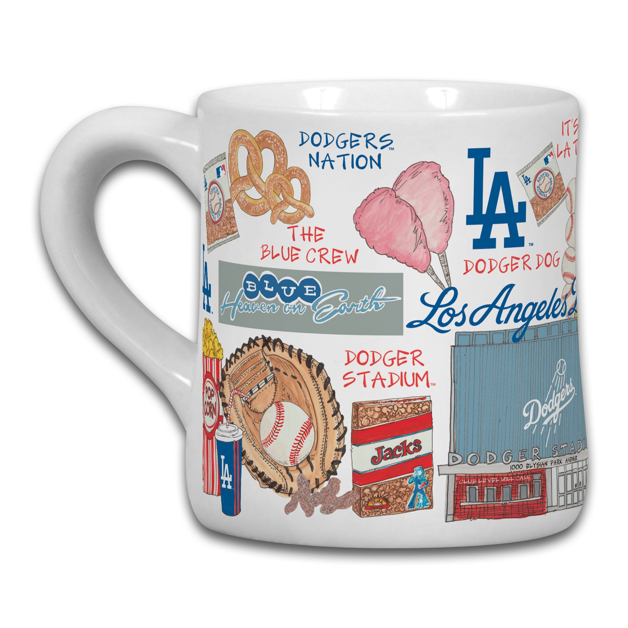 Los Angeles Dodgers 20oz Ceramic Icon Mug