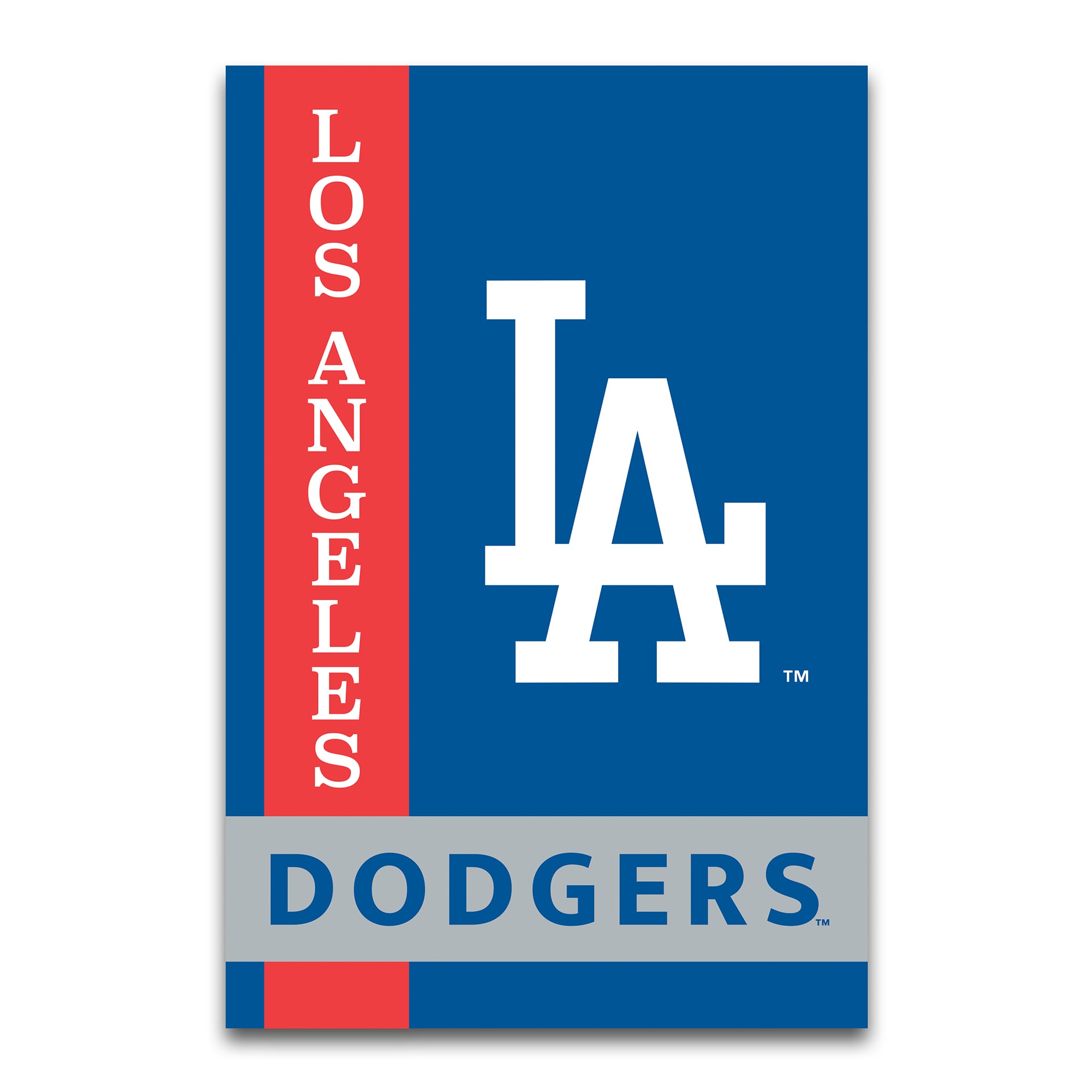 Los Angeles Dodgers 12" x 18" Double-Sided Garden Flag