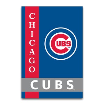 "Chicago Cubs 12"" x 18"" Double-Sided Garden Flag"
