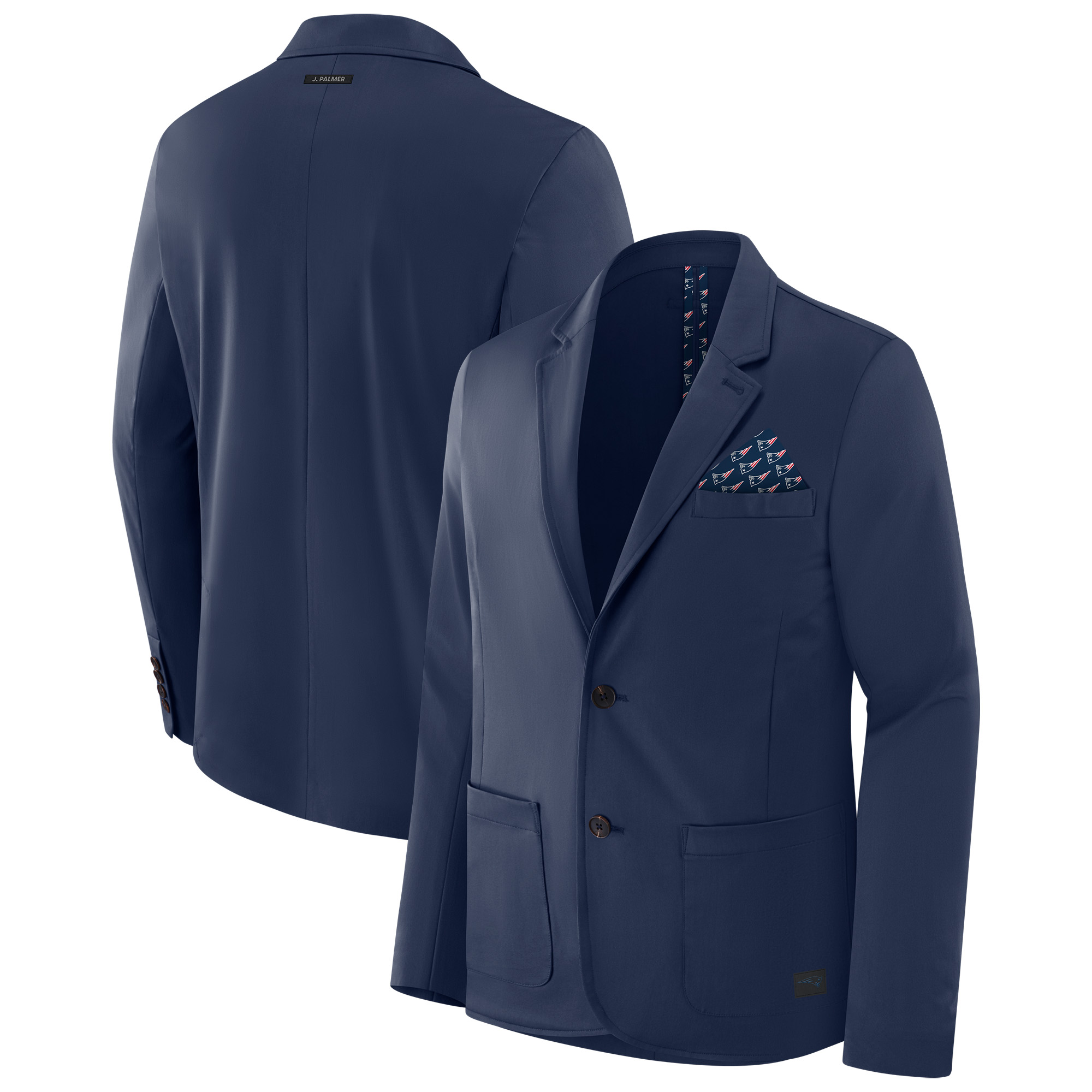 Men's J. Palmer Navy New England Patriots Man-In-Motion Blazer