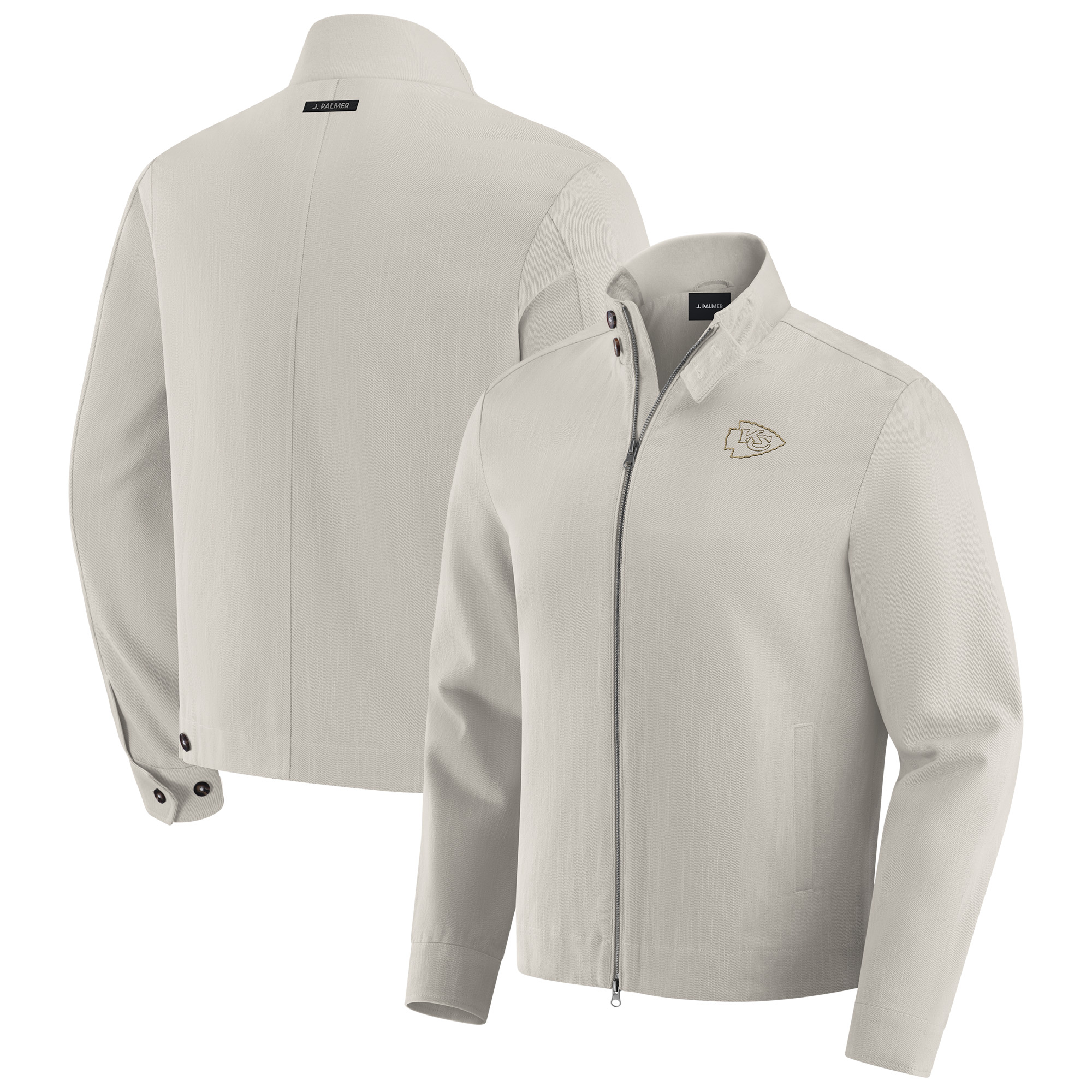Men's J. Palmer Gray Kansas City Chiefs Air Raid Full-Zip Jacket